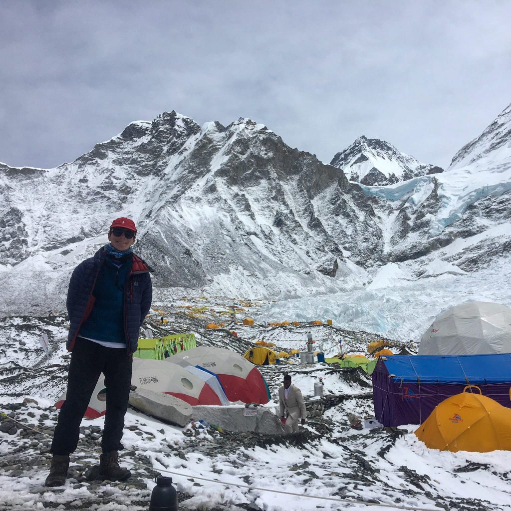 Sam O'Connell At Everest Base Camp