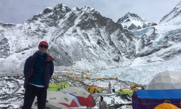 Sam O'Connell At Everest Base Camp