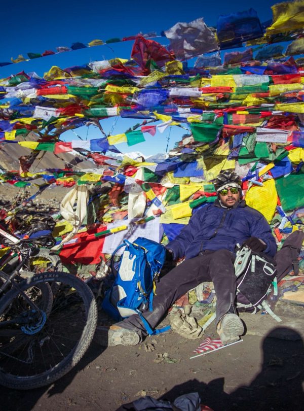 Annapurna Circuit MTB Tour - Clicket at Thorong La Pass