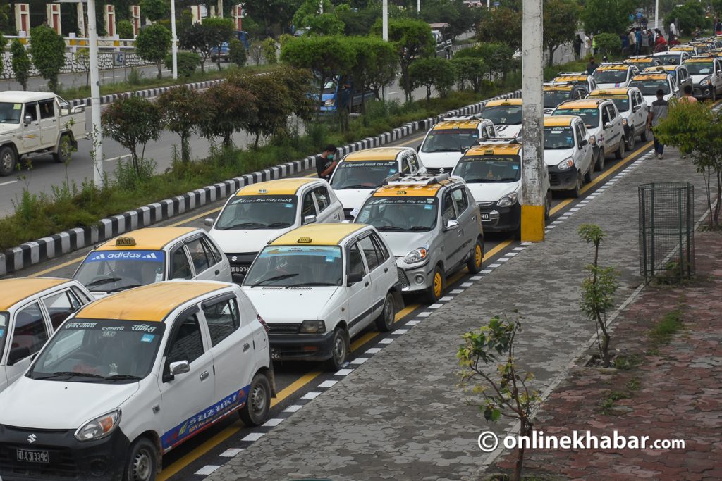 Taxi Options at Kathmandu CIty