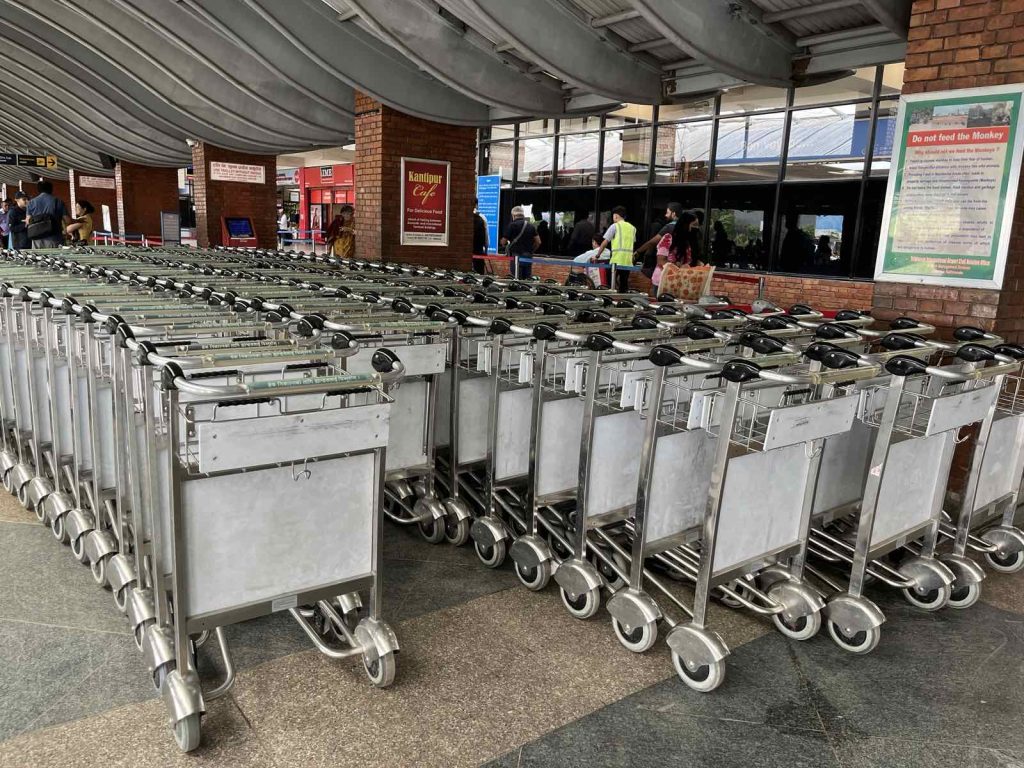 Tribhuvan International Airport, Trolley Service, Arrival Terminal